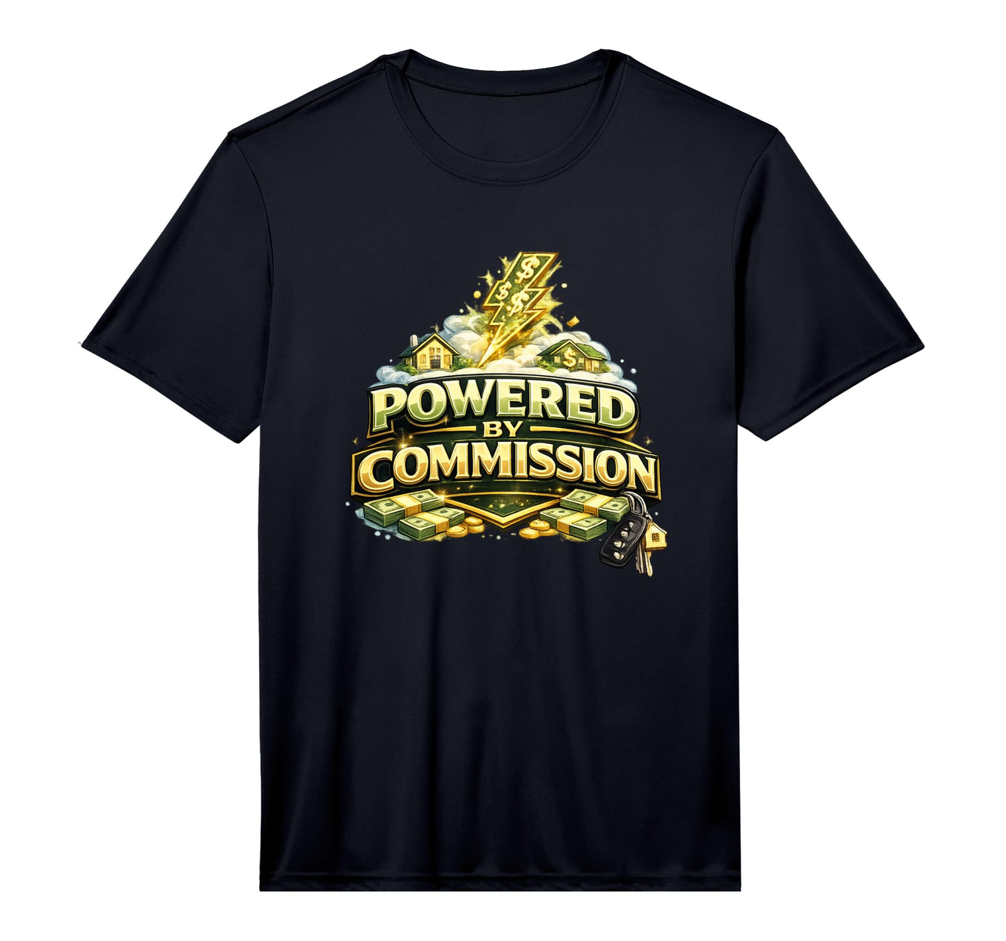 Mens Power Commission Home Selling House T-Shirt - Minimalist Print Unisex - T-Shirt, Sweatshirt, Hoodie