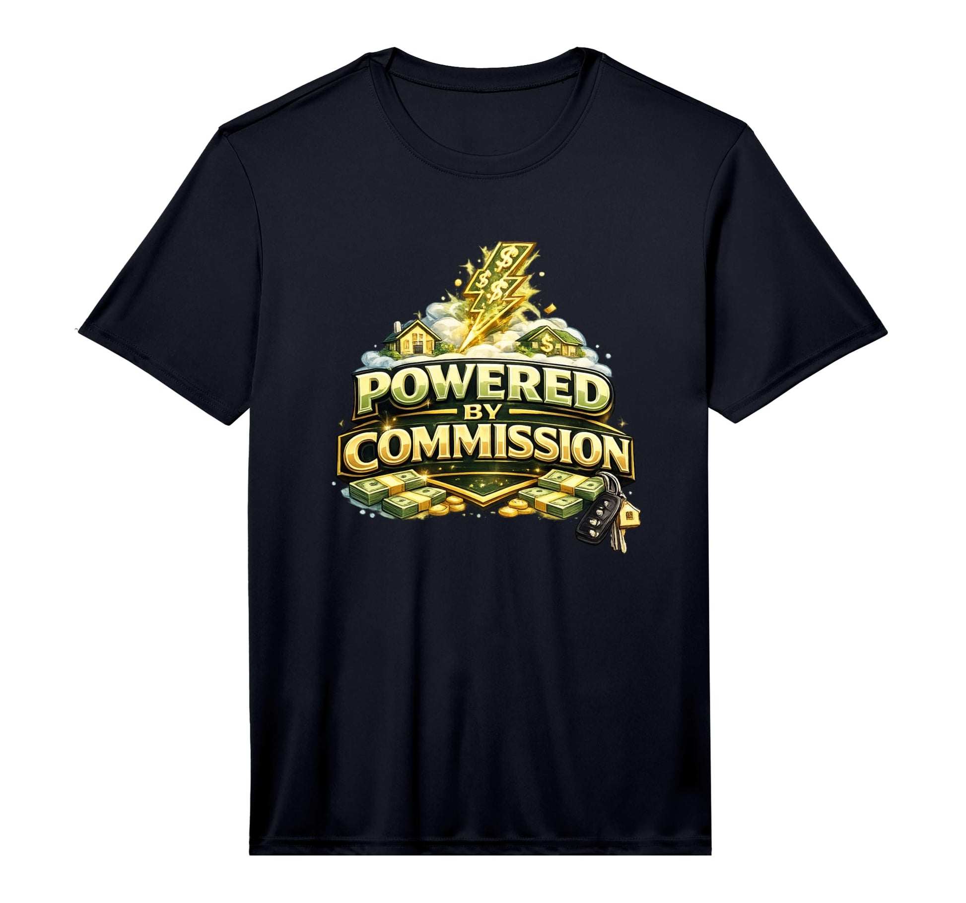 Mens Power Commission Home Selling House T-Shirt - Minimalist Print Unisex - T-Shirt, Sweatshirt, Hoodie