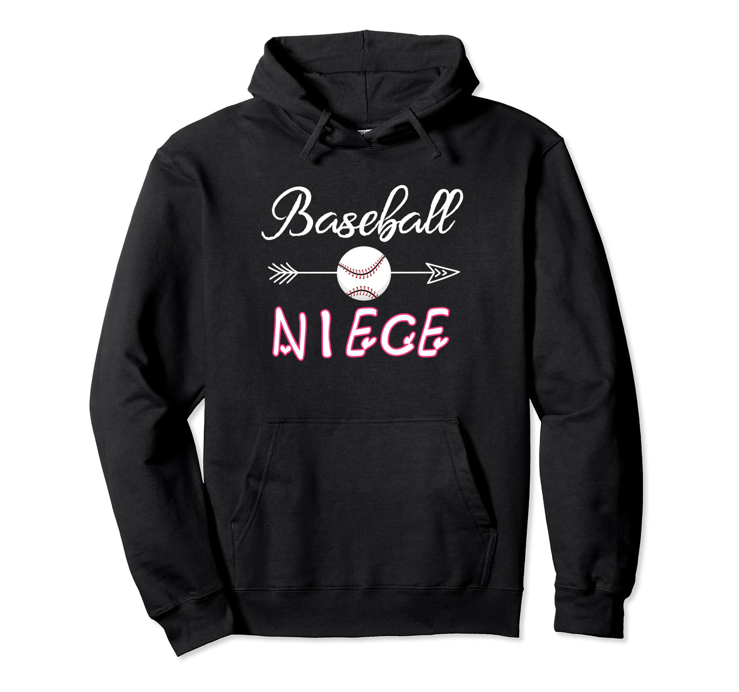 Baseball Niece Birthday Sport Baseball Hoodie - Minimalist Print Unisex - T-Shirt, Sweatshirt, Hoodie