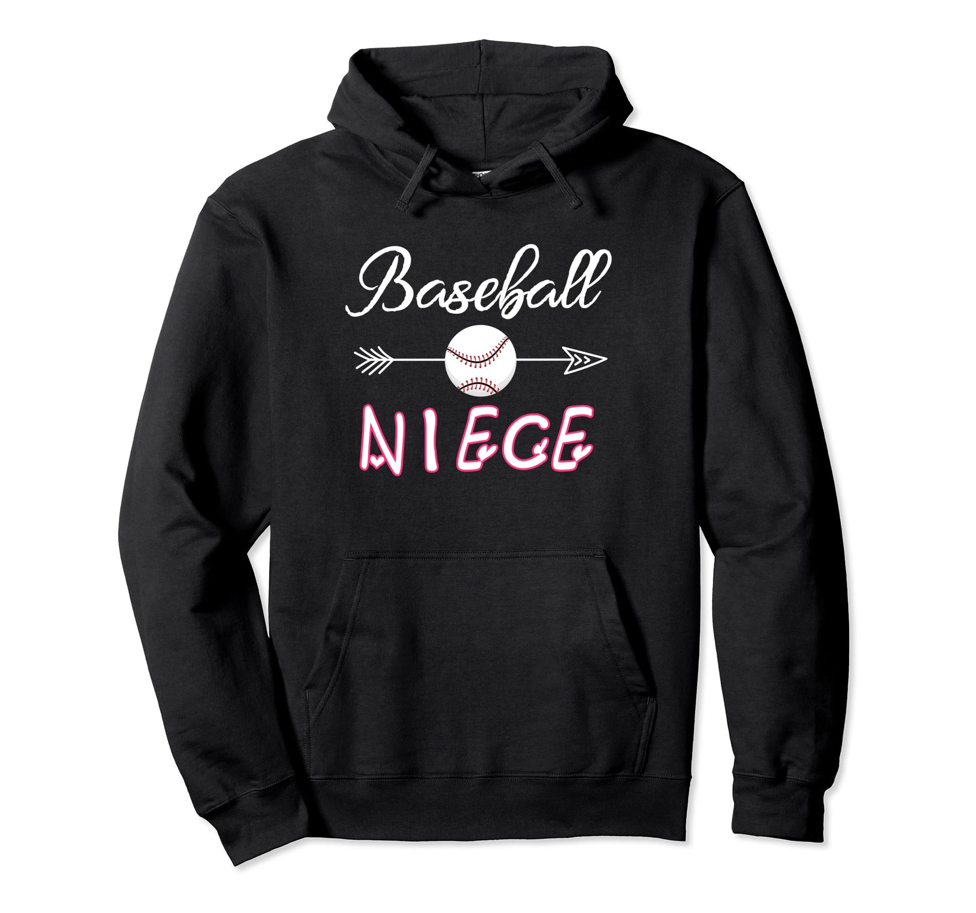 Baseball Niece Birthday Sport Baseball Hoodie - Minimalist Print Unisex - T-Shirt, Sweatshirt, Hoodie
