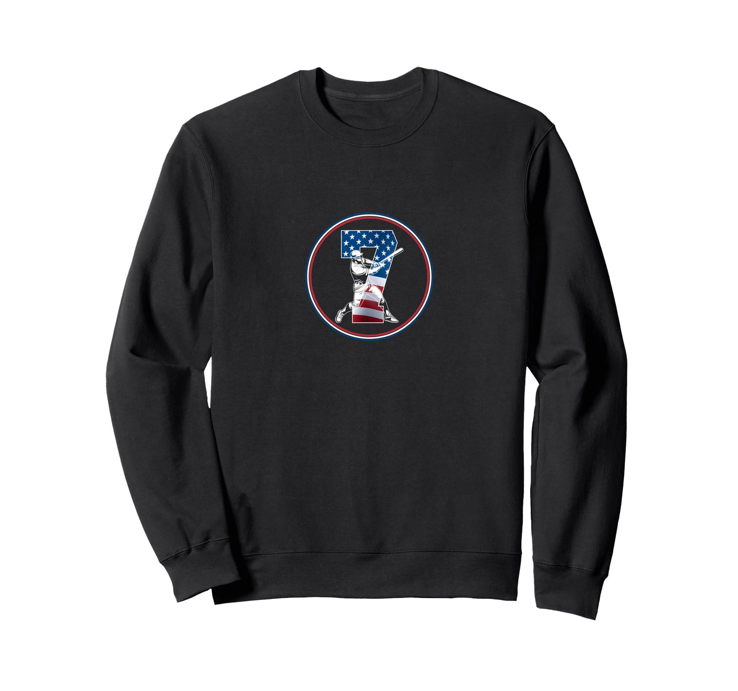 Number 7 Years Baseball 7Th Sweatshirt - Custom Art Print for Adults - T-Shirt, Sweatshirt, Hoodie