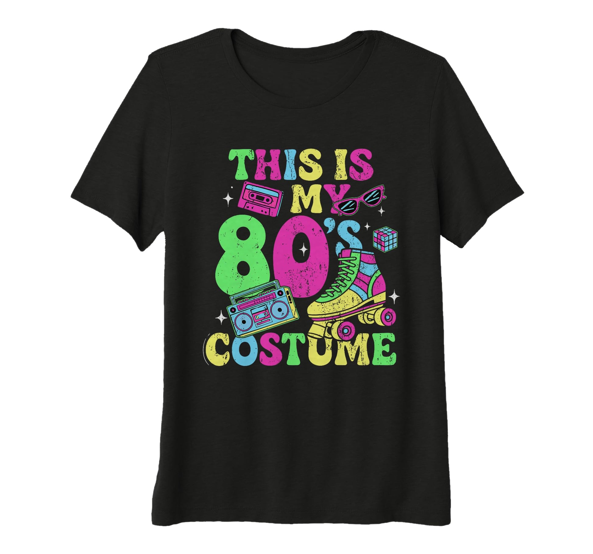 Womens Roller Skates This Is My 80S T-Shirt - Trendy Graphic Men Women - T-Shirt, Sweatshirt, Hoodie