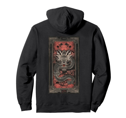 Aesthetic Back Dragon Y2K Streetwear Hoodie - Casual Everyday Wear Unisex - T-Shirt, Sweatshirt, Hoodie