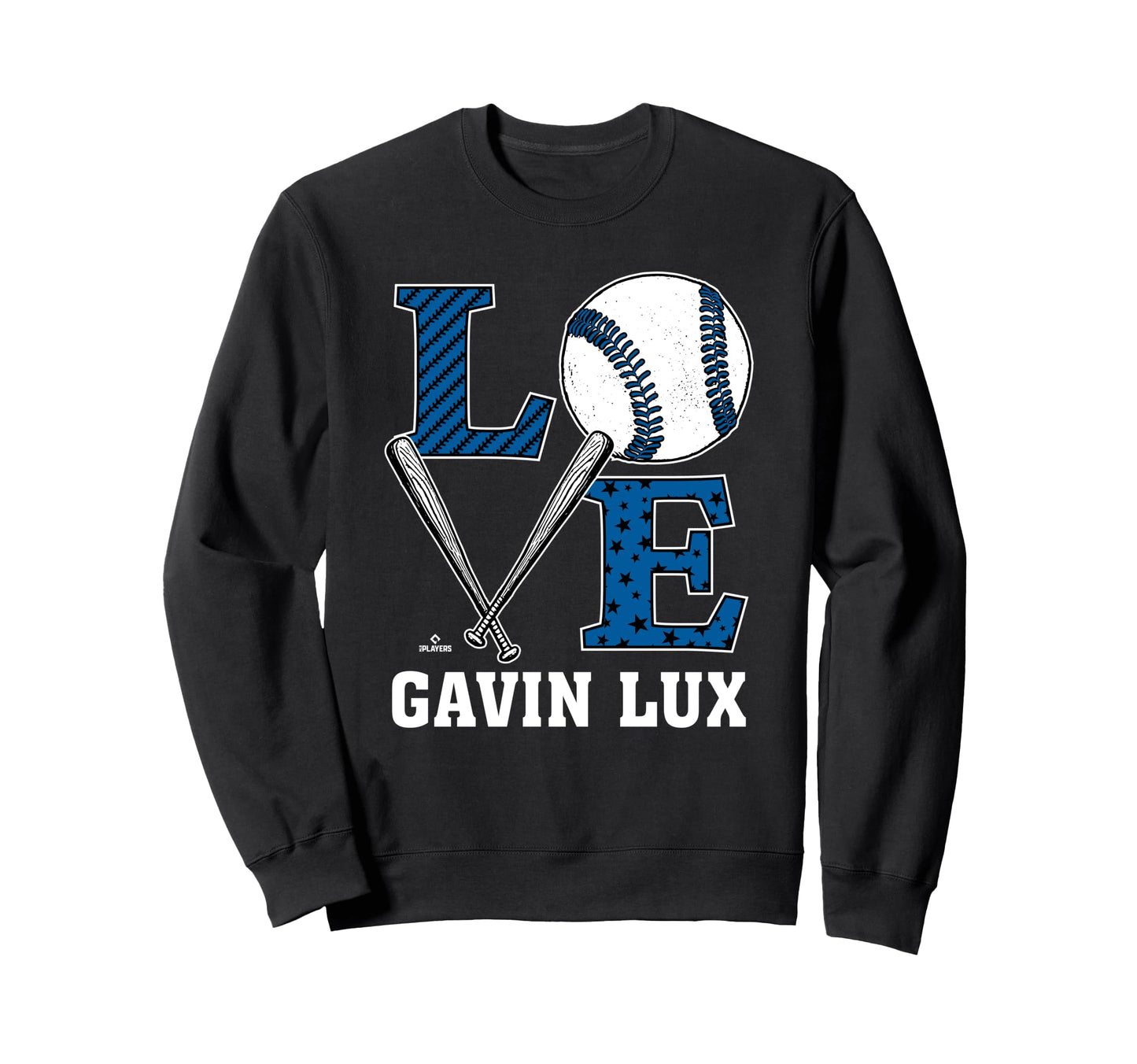 Distressed Baseball Love Gavin Lux Sweatshirt - Custom Art Print Unisex - T-Shirt, Sweatshirt, Hoodie