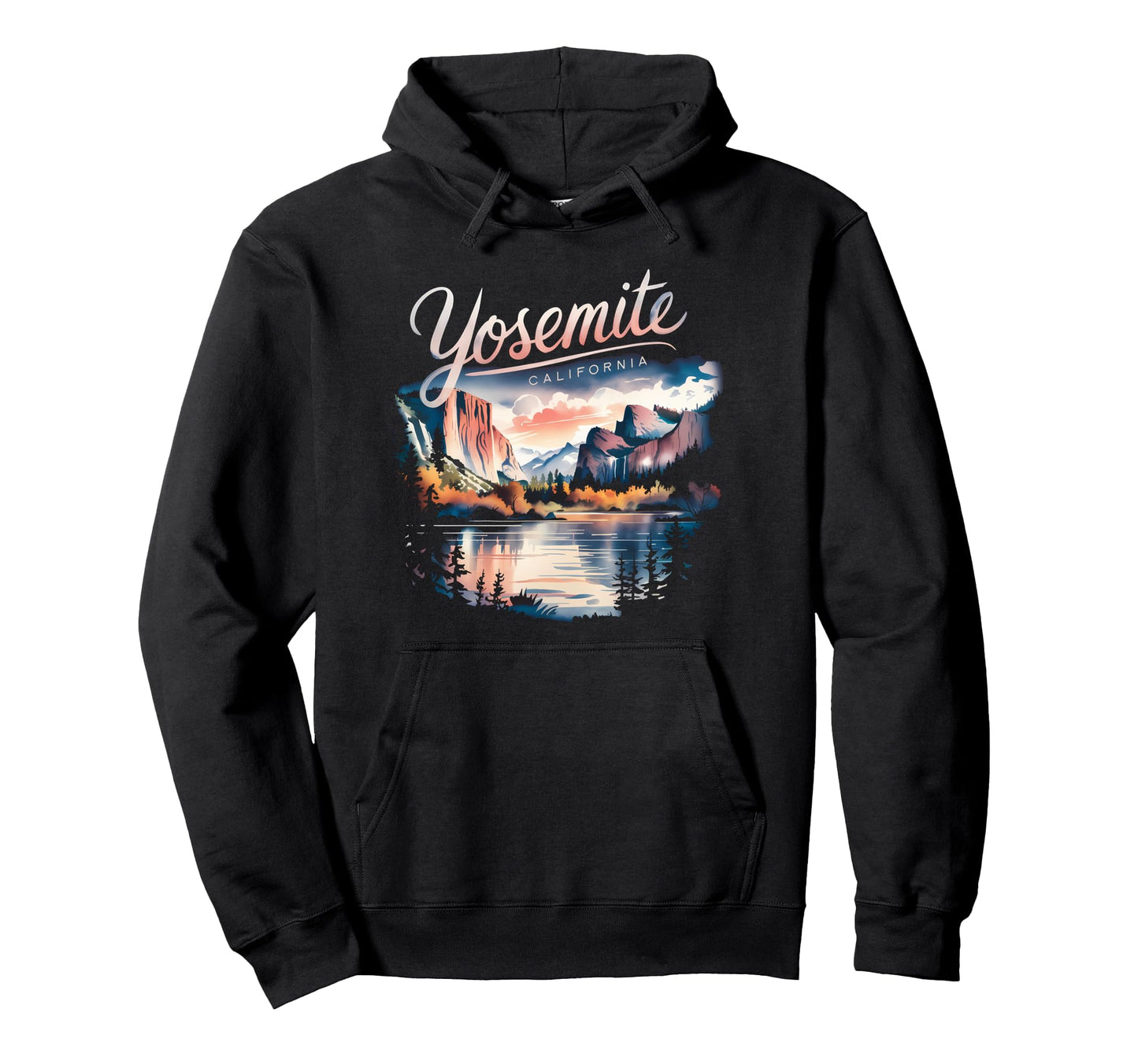 Yosemite Falls California National Hoodie - Novelty Apparel for Adults - T-Shirt, Sweatshirt, Hoodie
