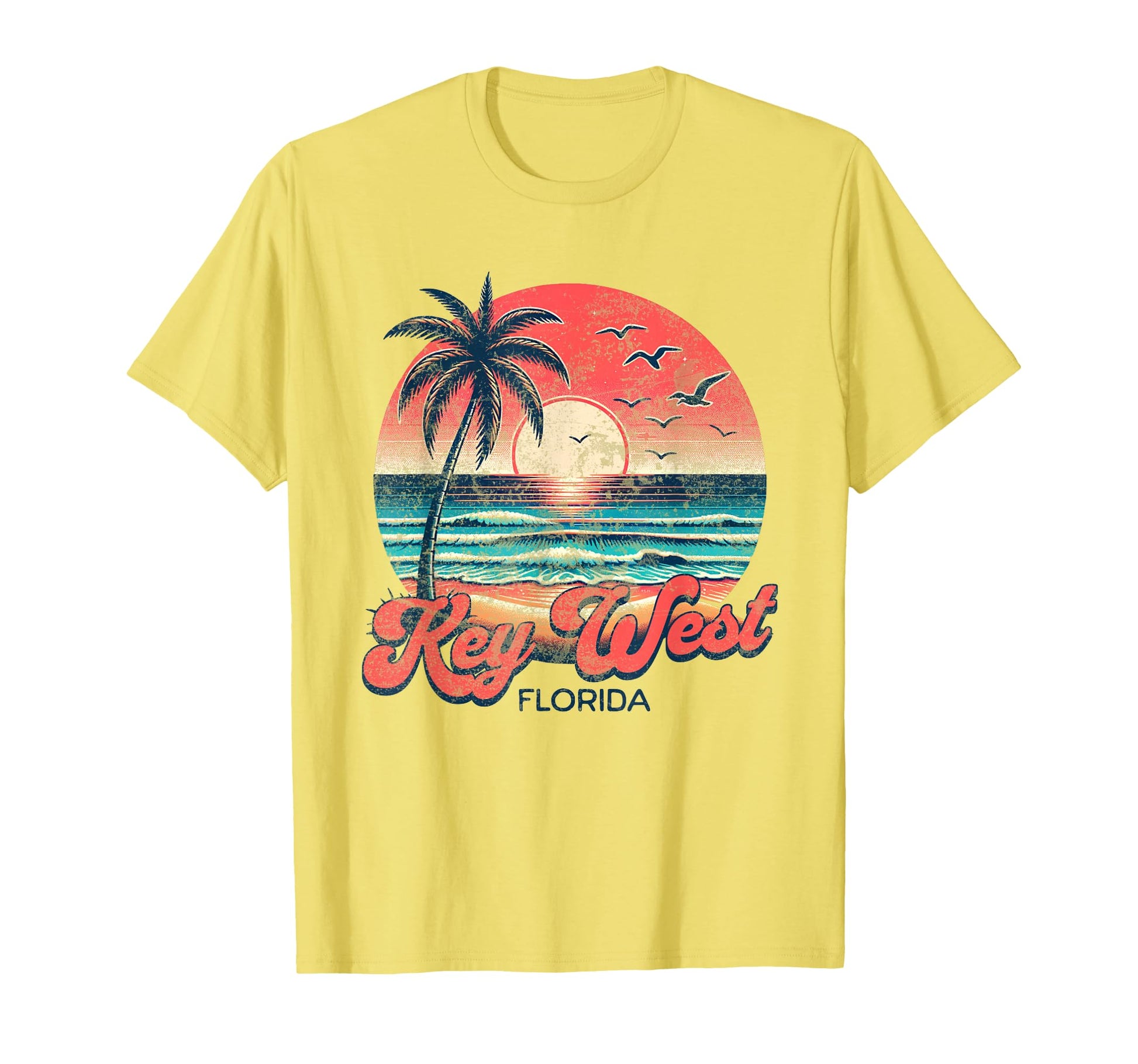 Key West Beach Florida Surfing Surf T-Shirt - Streetwear Style for Adults - T-Shirt, Sweatshirt, Hoodie