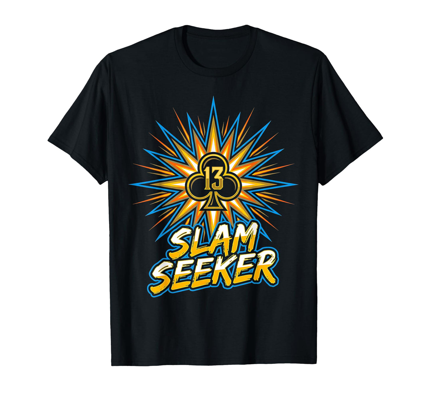 Slam Seeker Bridge Player Enthusiast T-Shirt - Unique Graphic for Adults - T-Shirt, Sweatshirt, Hoodie