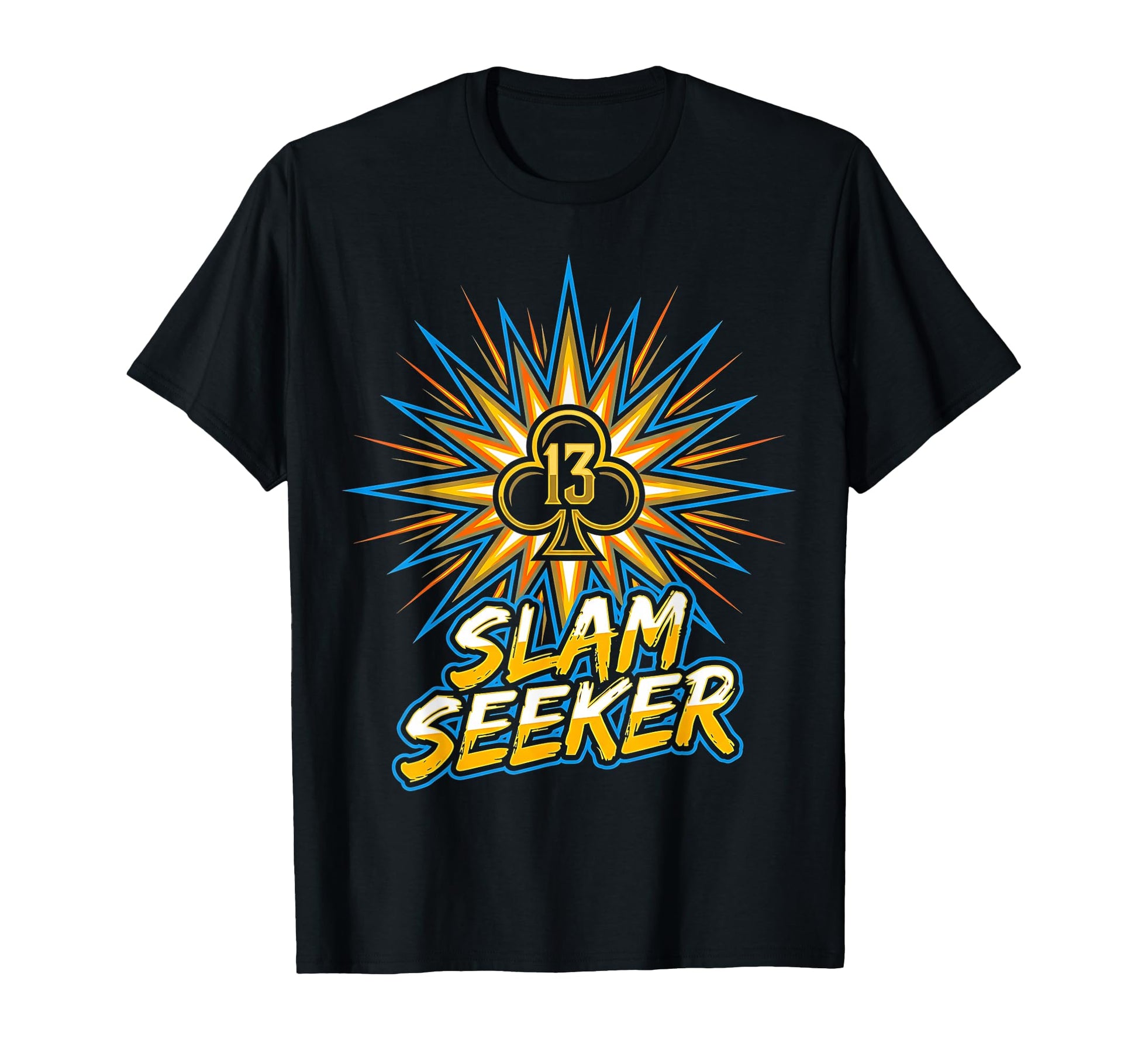 Slam Seeker Bridge Player Enthusiast T-Shirt - Unique Graphic for Adults - T-Shirt, Sweatshirt, Hoodie