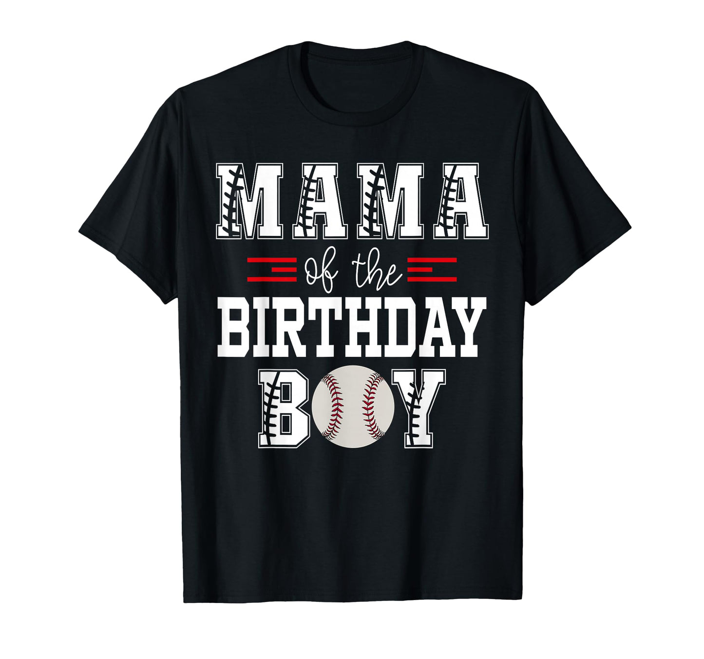 Mama Birthday Baseball Lover First T-Shirt - Trendy Graphic for Adults - T-Shirt, Sweatshirt, Hoodie