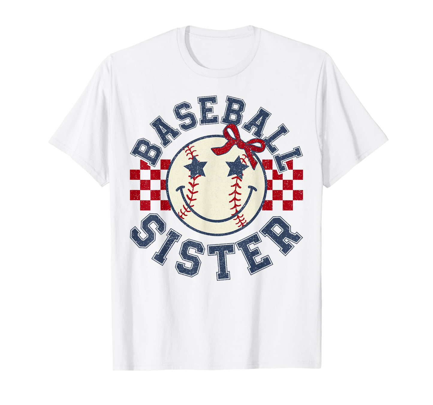 Baseball Sister Coquette Bow Sport Lovers T-Shirt - Trendy Graphic Unisex - T-Shirt, Sweatshirt, Hoodie