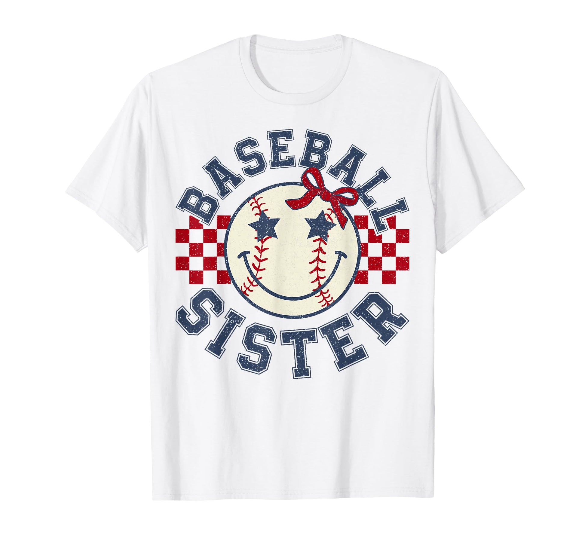 Baseball Sister Coquette Bow Sport Lovers T-Shirt - Trendy Graphic Unisex - T-Shirt, Sweatshirt, Hoodie