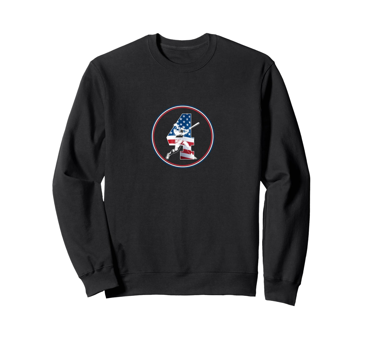Number 4 Years Baseball 4Th Birthday Sweatshirt - Novelty Apparel Men Women - T-Shirt, Sweatshirt, Hoodie