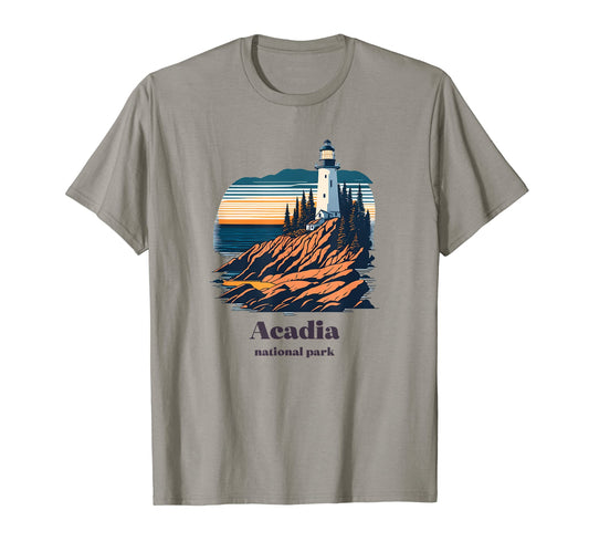 Acadia National Park Maine Adventure T-Shirt - Custom Art Print for Adults - T-Shirt, Sweatshirt, Hoodie