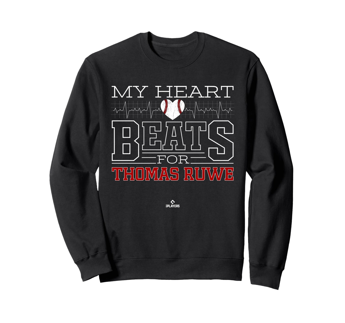 My Heart Beats Thomas Ruwe Prospect Sweatshirt - Trendy Graphic Men Women - T-Shirt, Sweatshirt, Hoodie