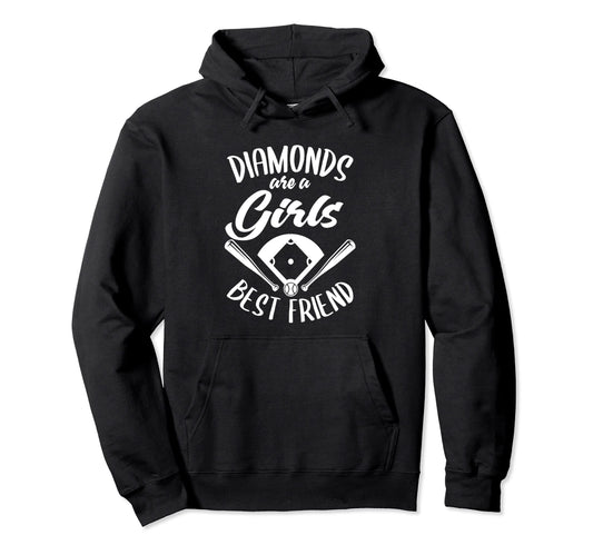 Baseball Diamonds Funny Baseball Quotes Hoodie - Graphic Print Unisex - T-Shirt, Sweatshirt, Hoodie