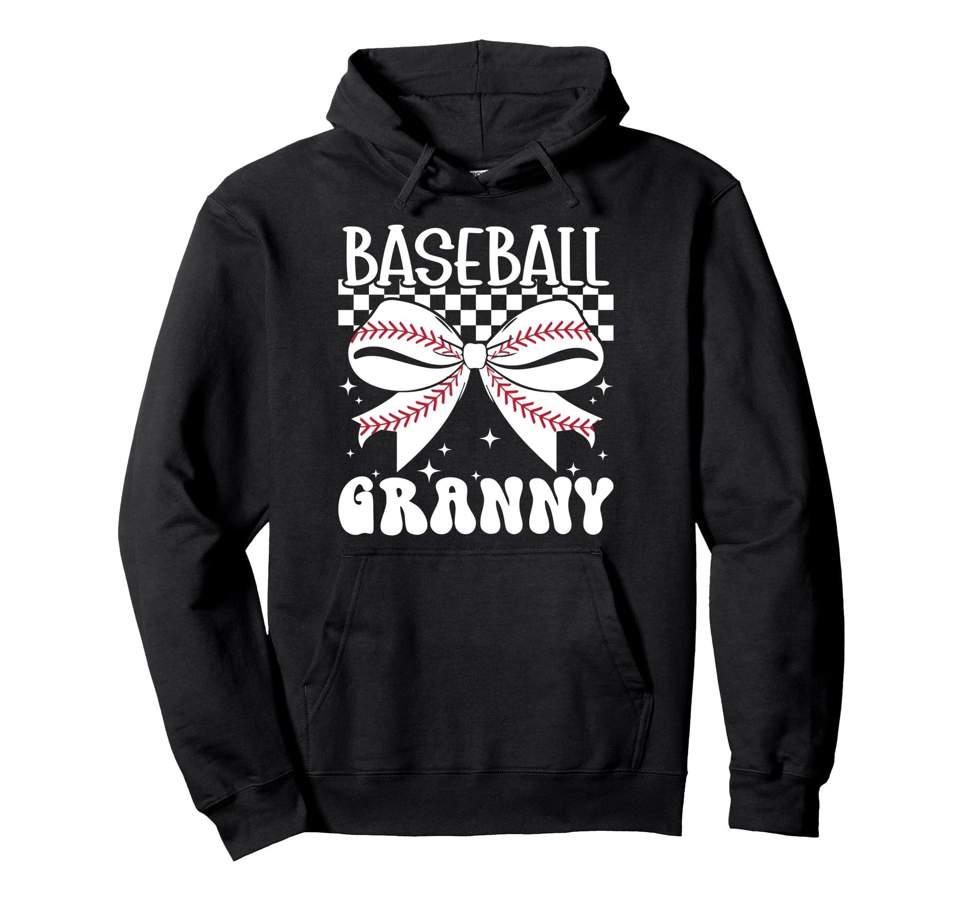 Baseball Granny Coquette Granny Baseball Hoodie - Unique Graphic Unisex - T-Shirt, Sweatshirt, Hoodie
