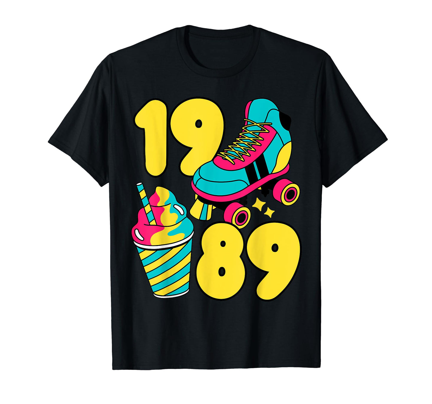 1989 Roller Skates Sweet Treats T-Shirt - Casual Everyday Wear for Adults - T-Shirt, Sweatshirt, Hoodie