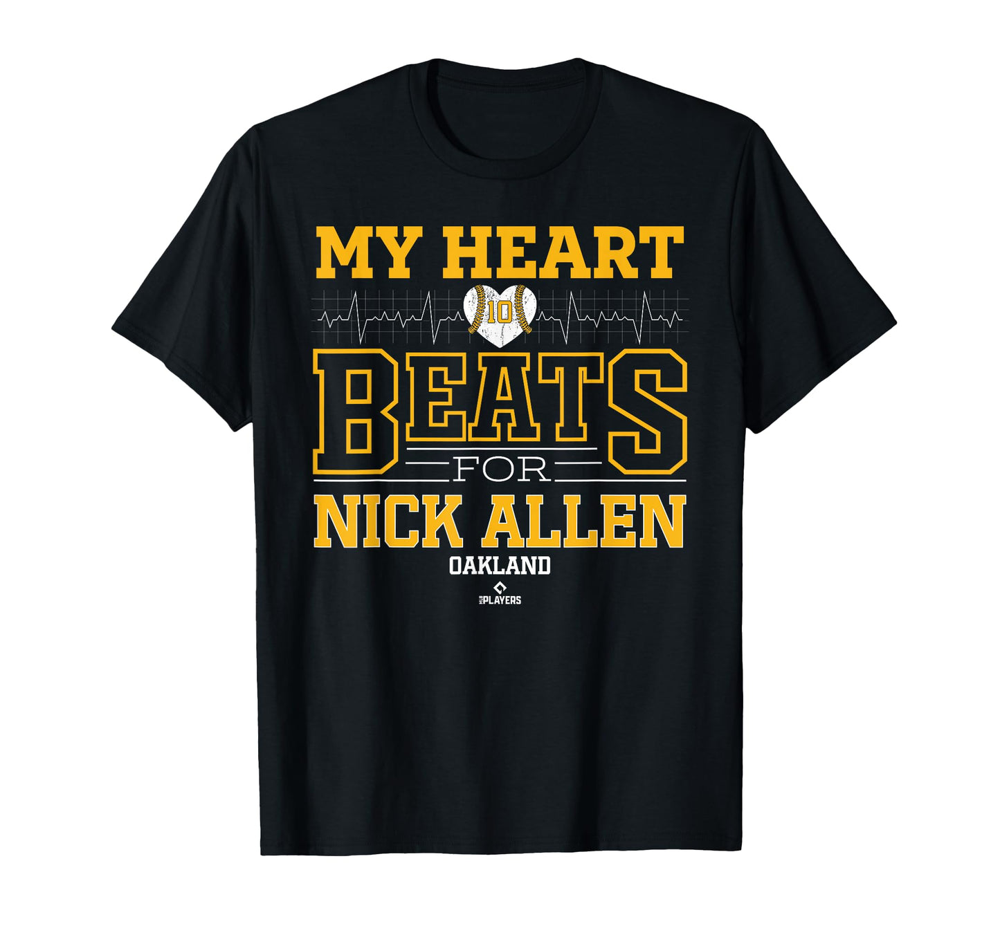 My Heart Beats Nick Allen Oakland T-Shirt - Unique Graphic Men Women - T-Shirt, Sweatshirt, Hoodie