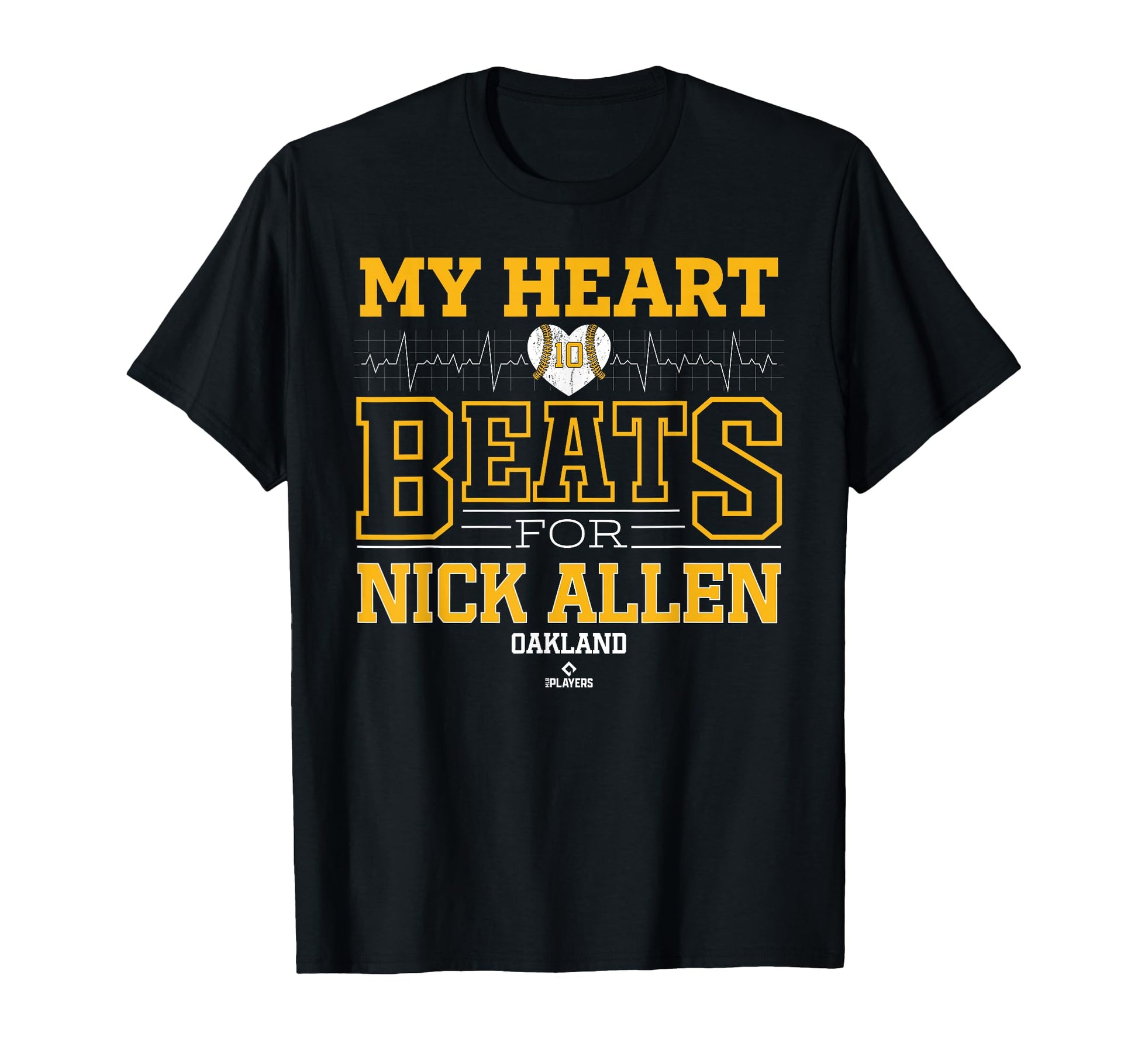 My Heart Beats Nick Allen Oakland T-Shirt - Unique Graphic Men Women - T-Shirt, Sweatshirt, Hoodie
