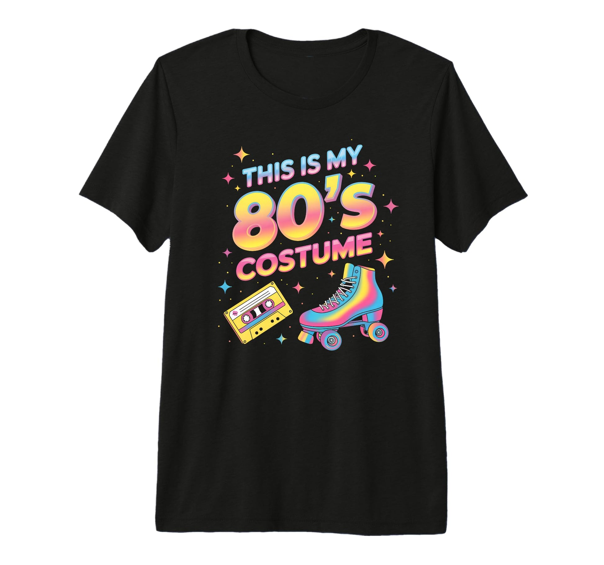 This Is My 80S Costume Roller Skate T-Shirt - Novelty Apparel Unisex - T-Shirt, Sweatshirt, Hoodie
