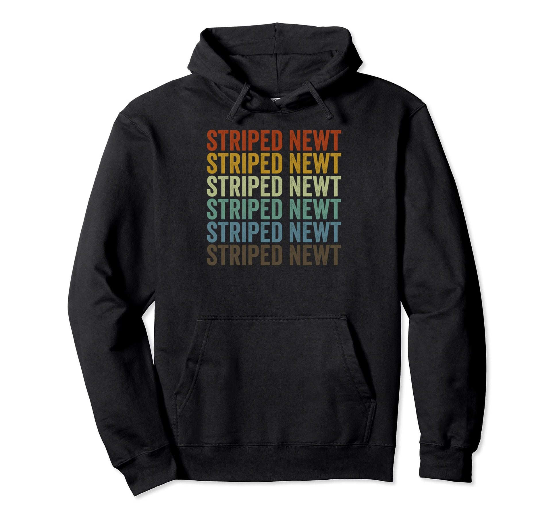 Striped Newt Amphibian Hoodie - Graphic Print for Adults - T-Shirt, Sweatshirt, Hoodie
