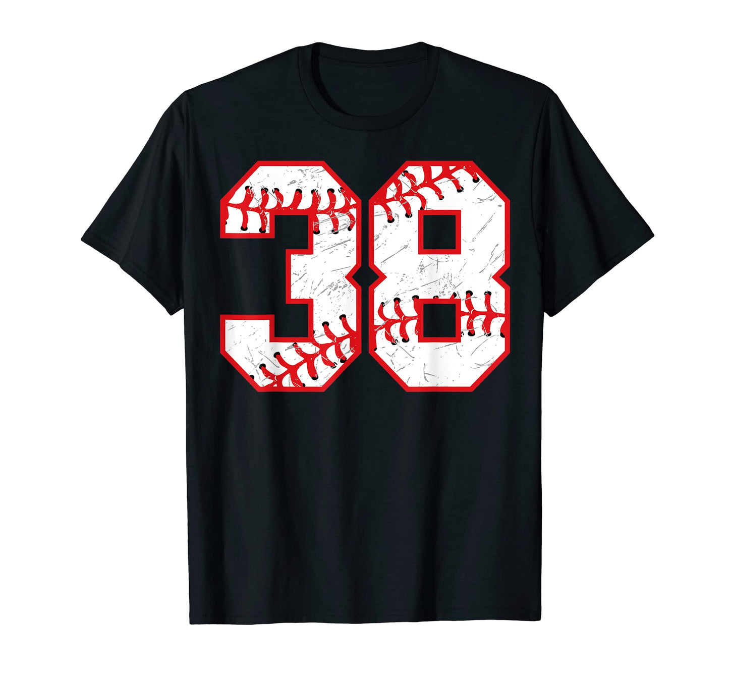 38 Birthday Baseball Theme Bday Party T-Shirt - Trendy Graphic Men Women - T-Shirt, Sweatshirt, Hoodie