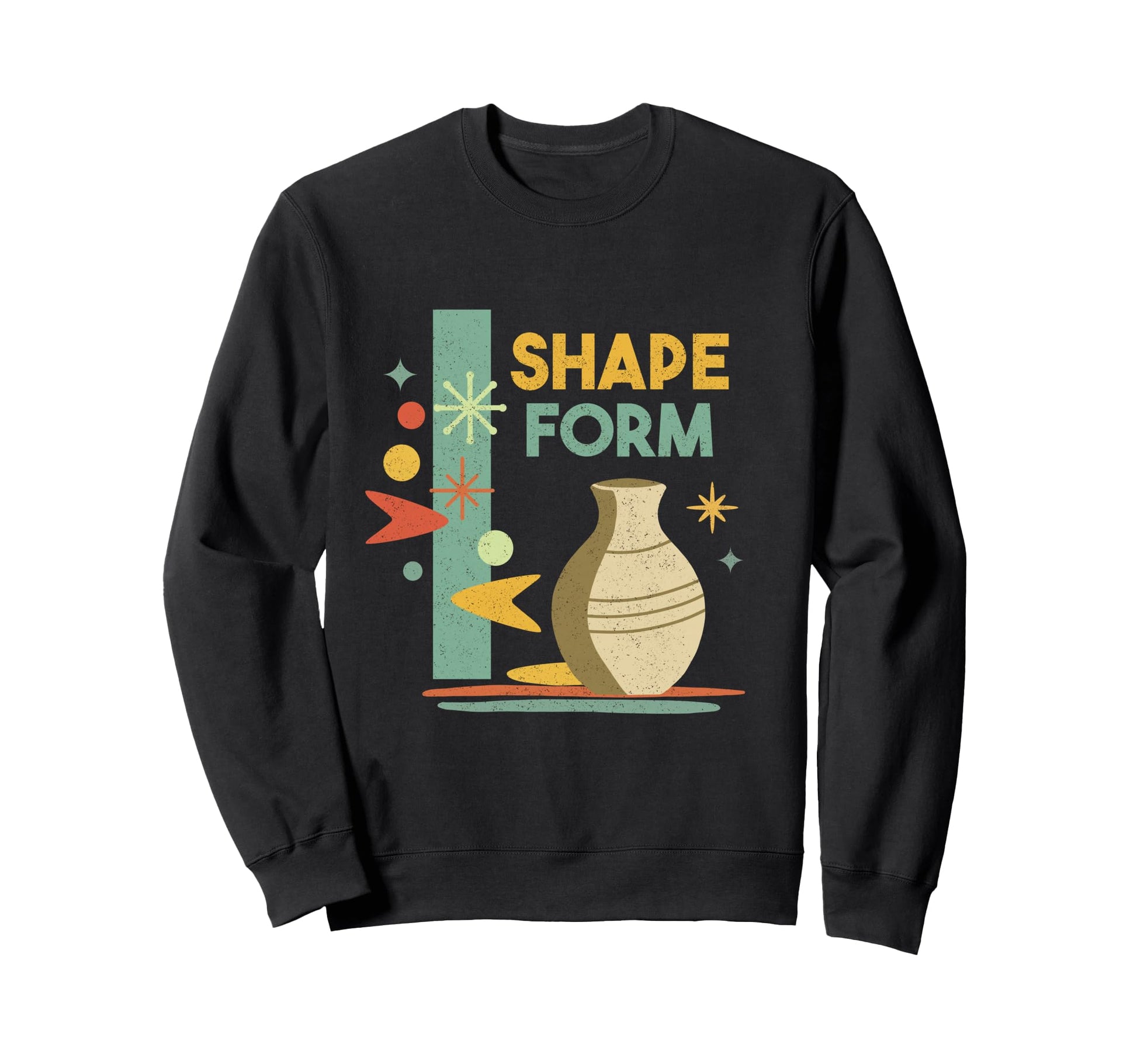 Shape Form Pottery Maker Sweatshirt - Aesthetic Graphic Men Women - T-Shirt, Sweatshirt, Hoodie