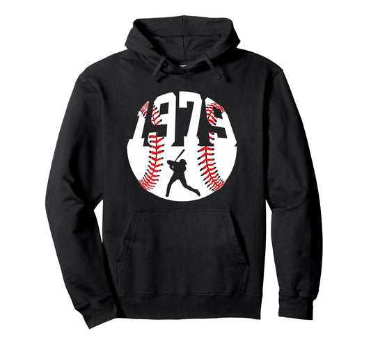 1979 Baseball 47Th Birthday Hoodie - Streetwear Style Men Women - T-Shirt, Sweatshirt, Hoodie