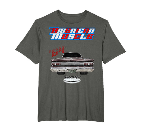 1964 Comet Cyclone Hot Rod Muscle Car T-Shirt - Graphic Print Unisex - T-Shirt, Sweatshirt, Hoodie