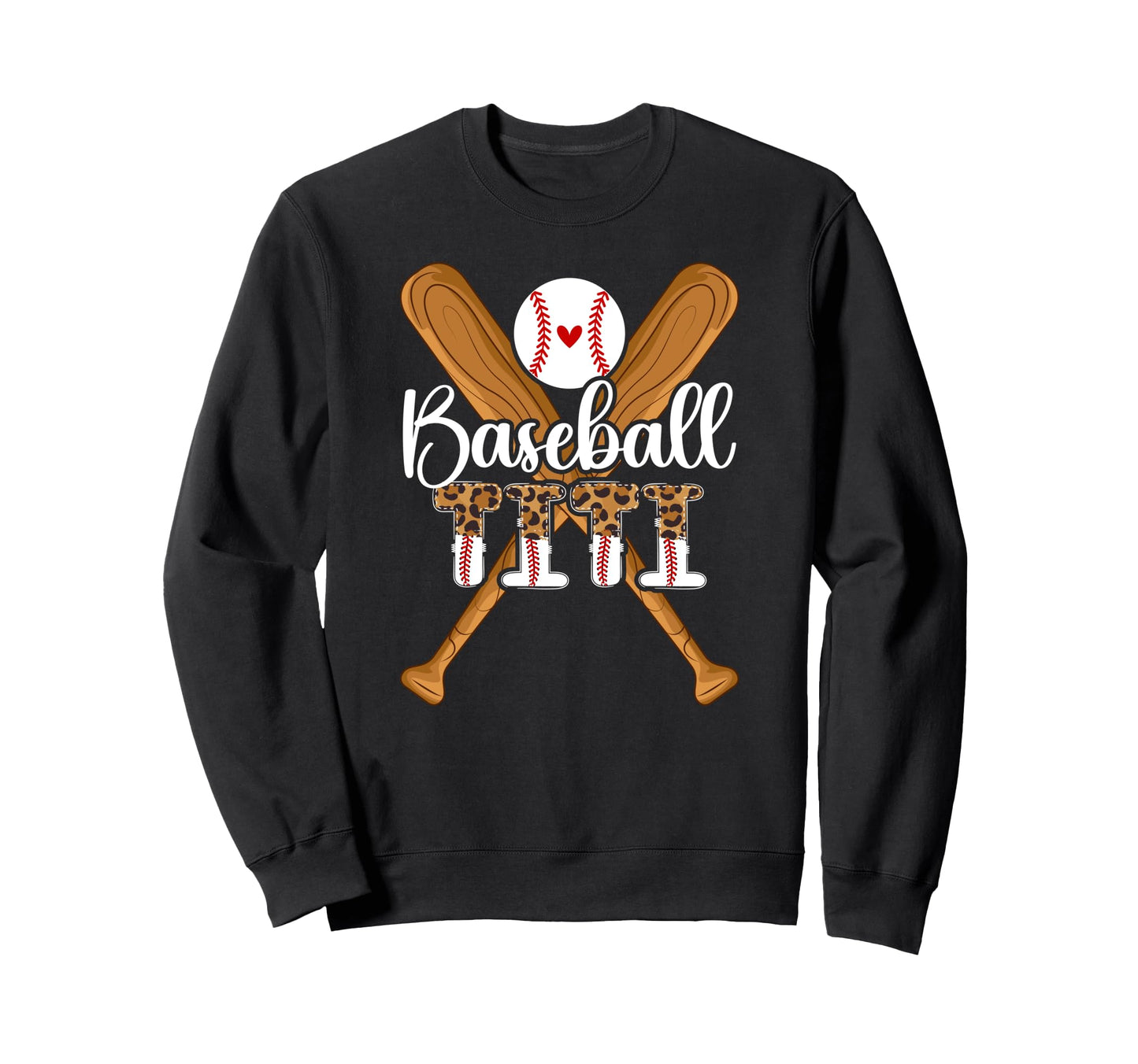 Baseball Titi Leopard Titi Sweatshirt - Casual Everyday Wear Unisex - T-Shirt, Sweatshirt, Hoodie