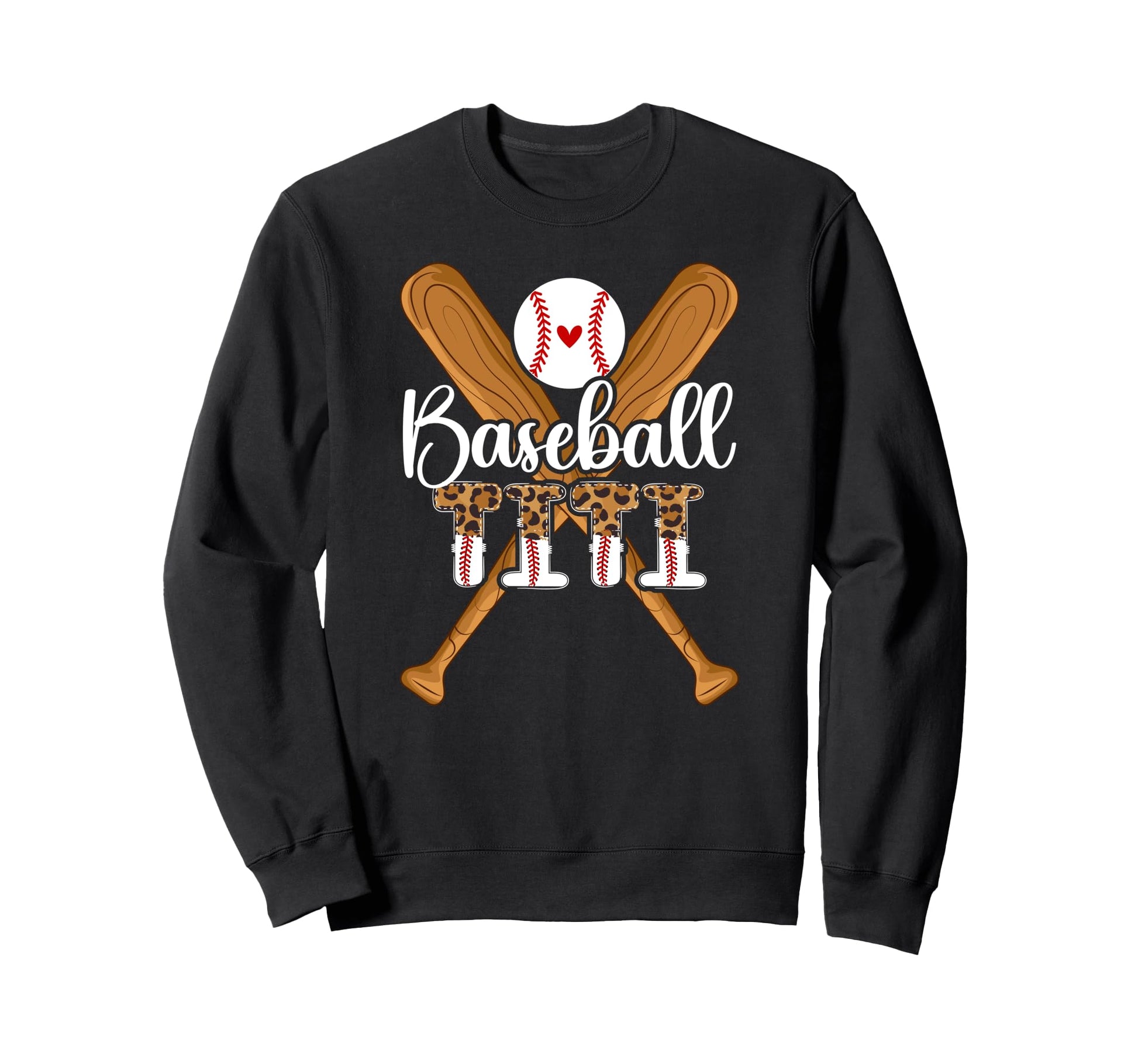 Baseball Titi Leopard Titi Sweatshirt - Casual Everyday Wear Unisex - T-Shirt, Sweatshirt, Hoodie