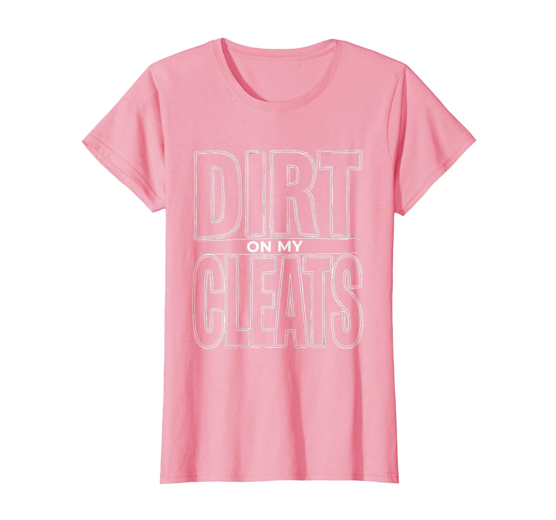 Dirt My Cleats Baseball T-Shirt - Minimalist Print for Adults - T-Shirt, Sweatshirt, Hoodie