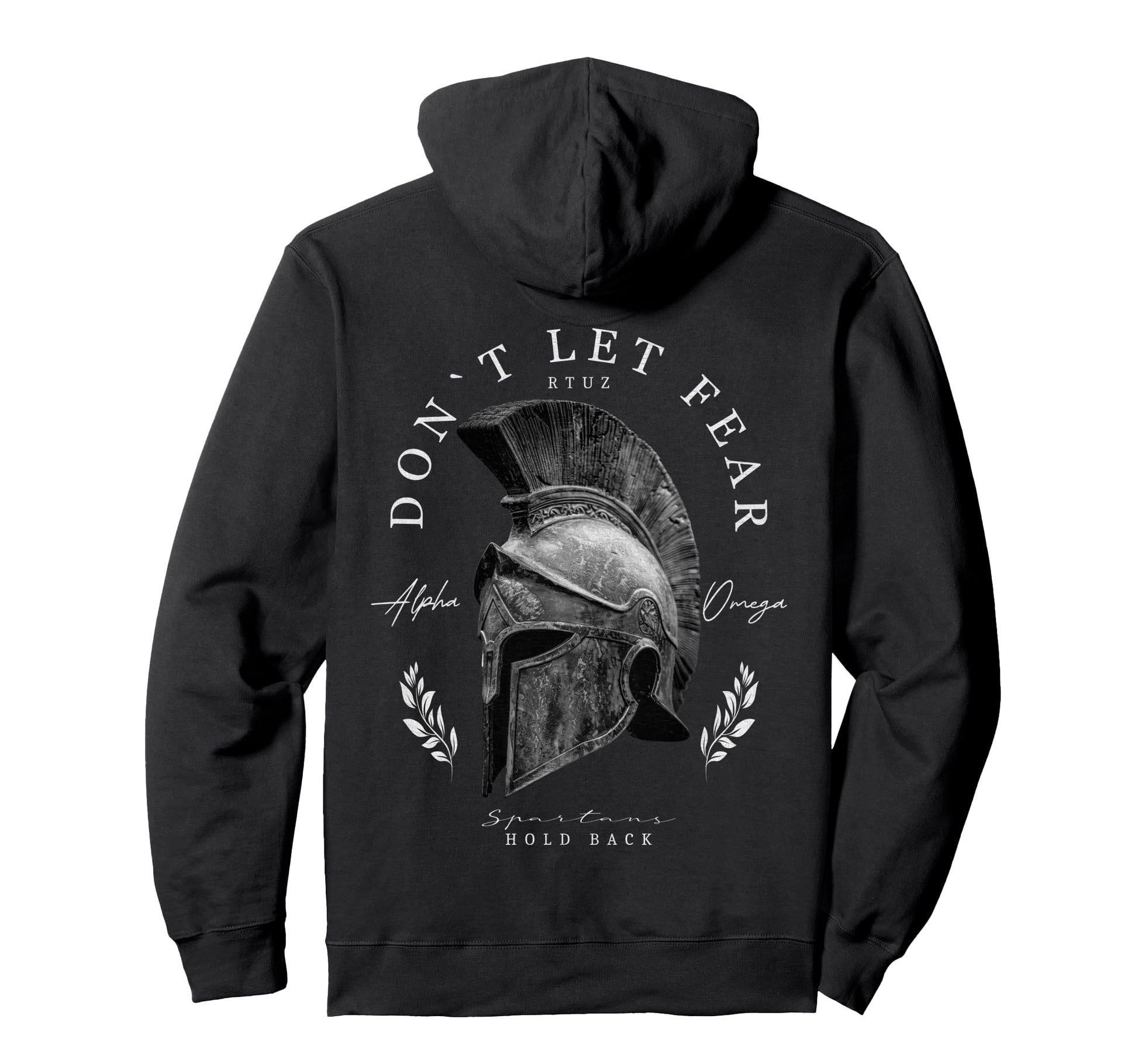 Back Spartan Helmet Warrior Y2K Hoodie - Streetwear Style for Adults - T-Shirt, Sweatshirt, Hoodie