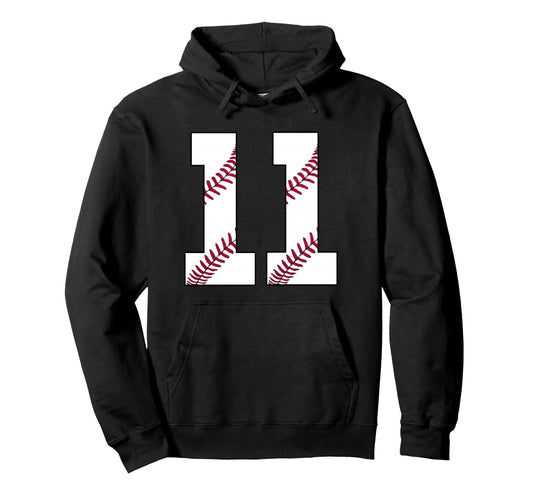 Baseball 2015 11Th Birthday 11 Years Hoodie - Custom Art Print for Adults - T-Shirt, Sweatshirt, Hoodie