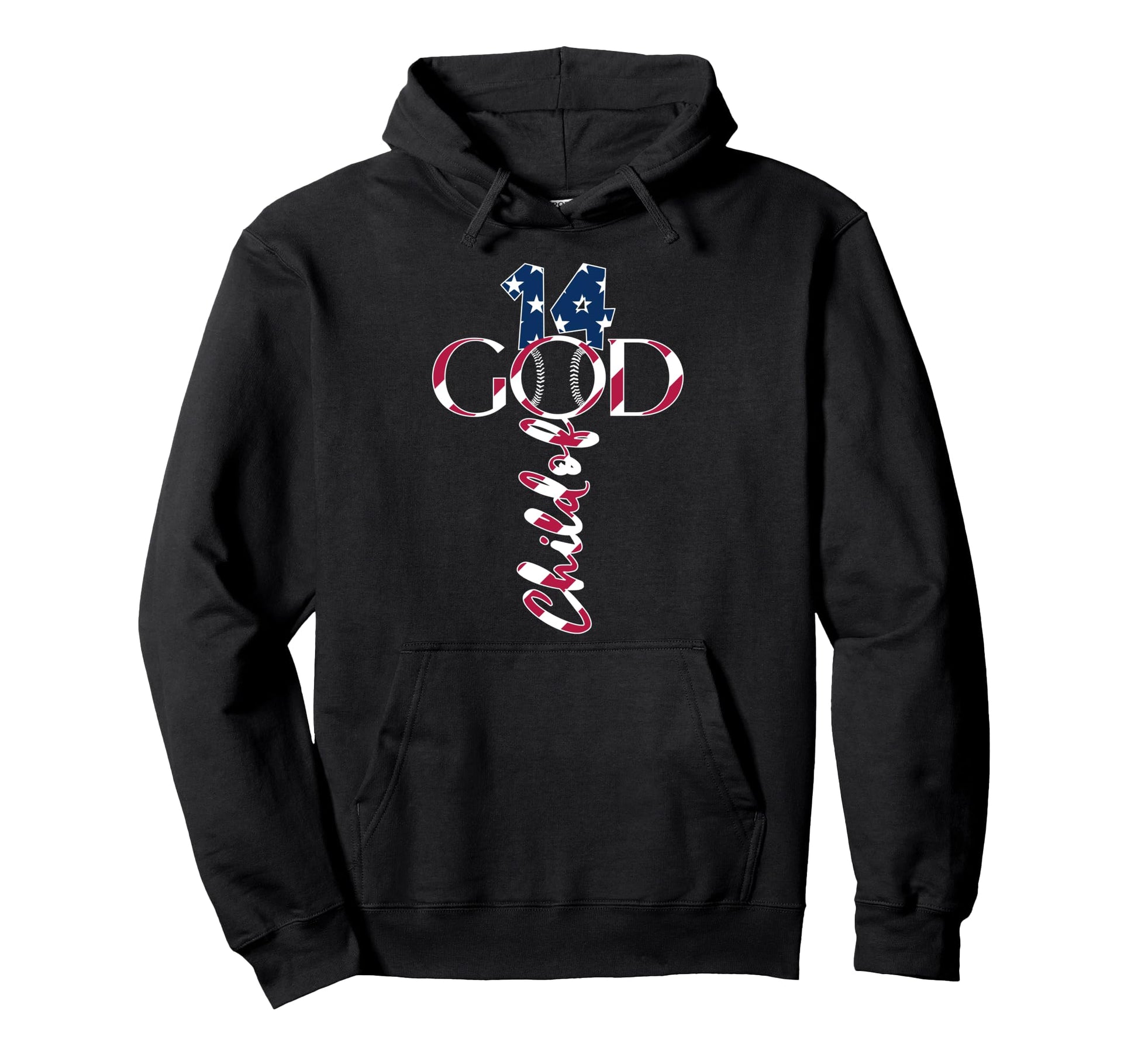 Baseball Jesus 14 Years Child God Hoodie - Trendy Graphic Men Women - T-Shirt, Sweatshirt, Hoodie