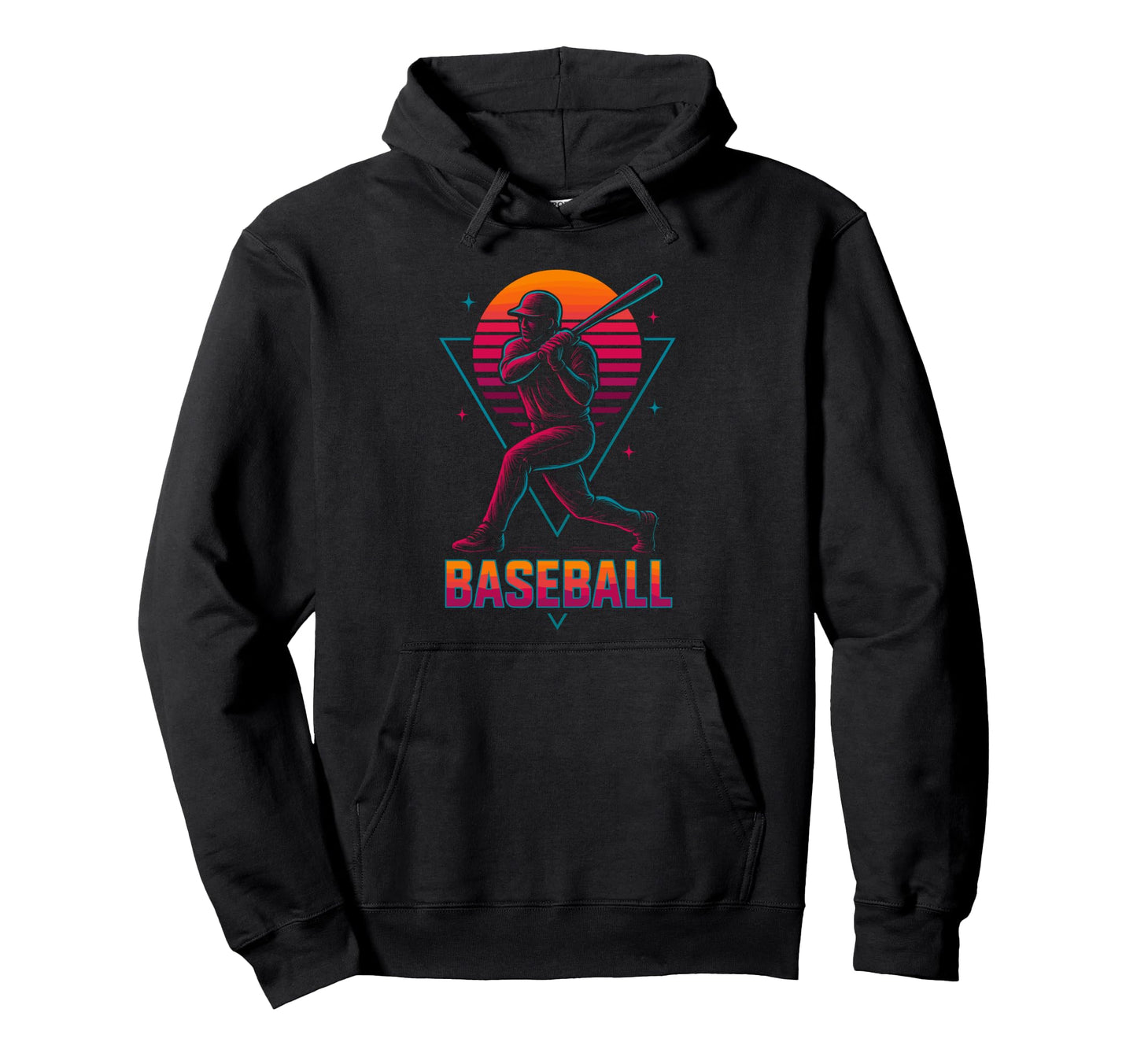 Baseball Hoodie - Graphic Print Unisex - T-Shirt, Sweatshirt, Hoodie