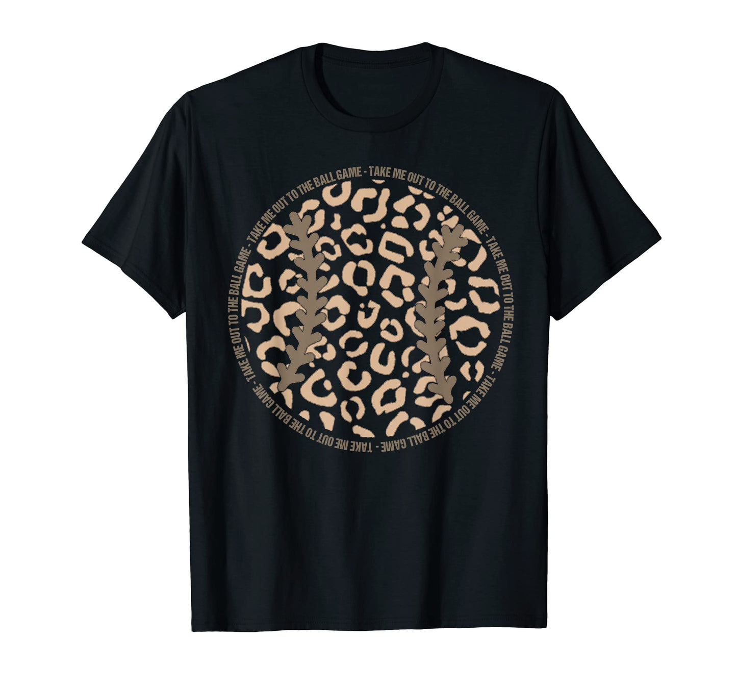Baseball Leopard Softball Sport Lover T-Shirt - Aesthetic Graphic Unisex - T-Shirt, Sweatshirt, Hoodie