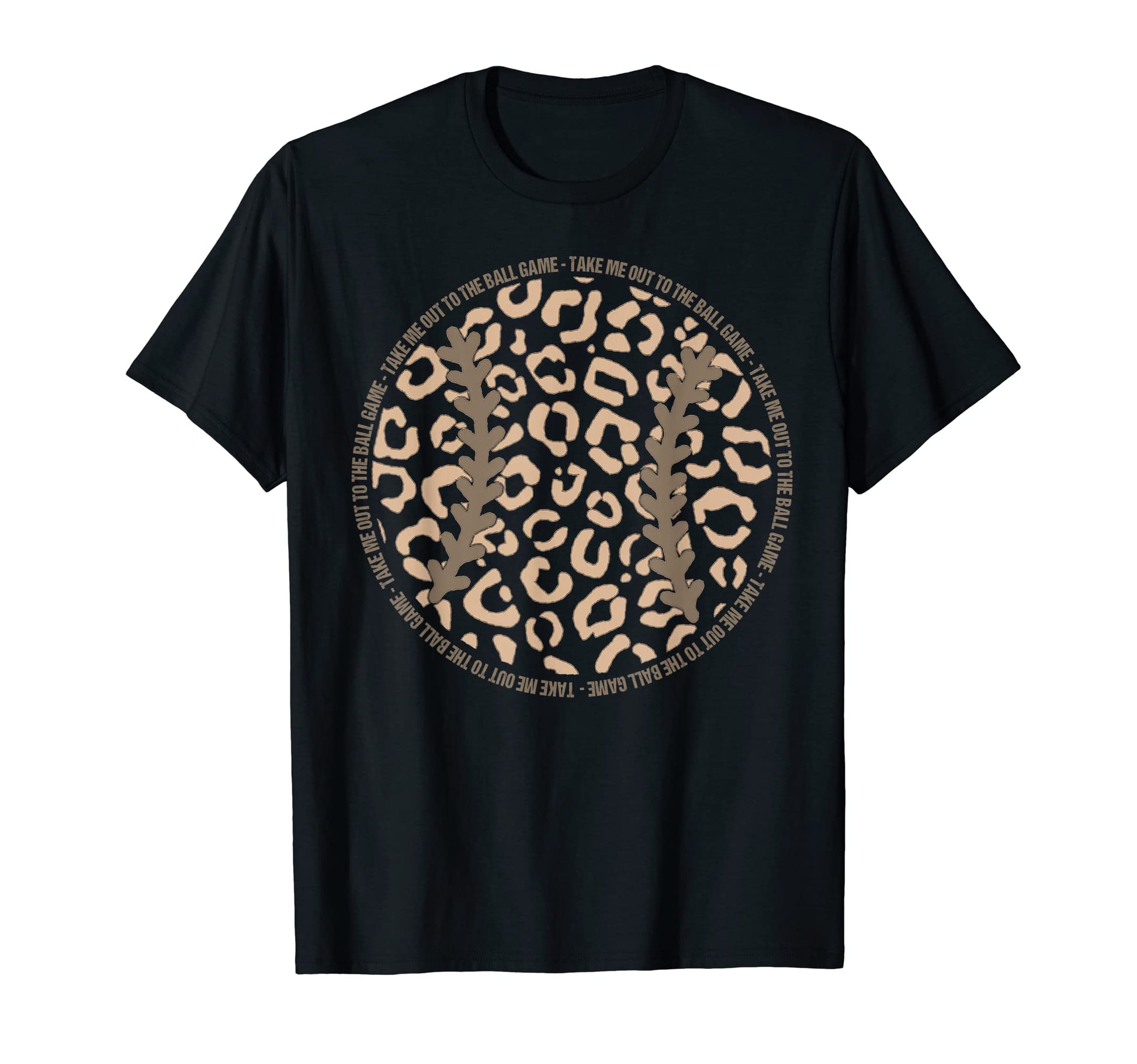 Baseball Leopard Softball Sport Lover T-Shirt - Aesthetic Graphic Unisex - T-Shirt, Sweatshirt, Hoodie