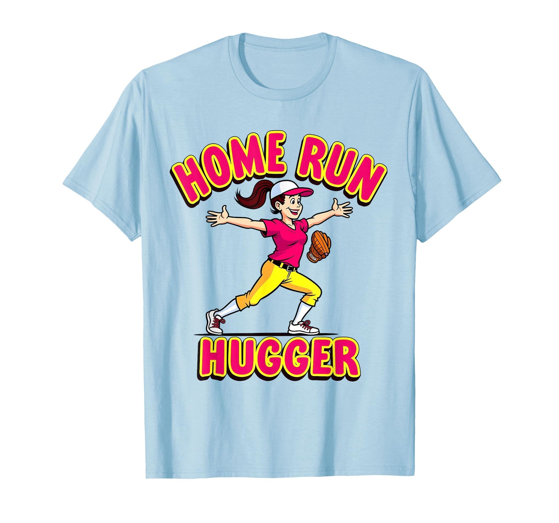 Home Run Hugger Softball Mom T-Shirt - Graphic Print Unisex - T-Shirt, Sweatshirt, Hoodie