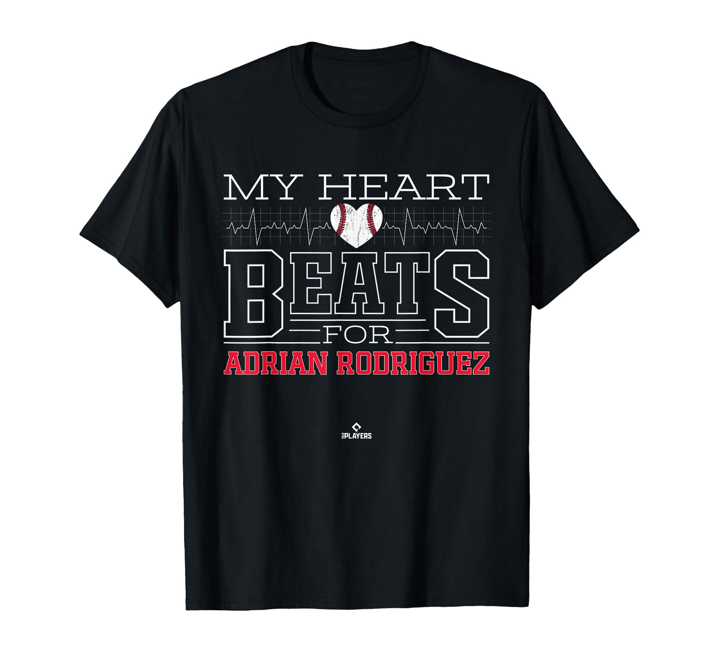 My Heart Beats Adrian Rodriguez Prospect T-Shirt - Novelty Apparel Unisex - T-Shirt, Sweatshirt, Hoodie
