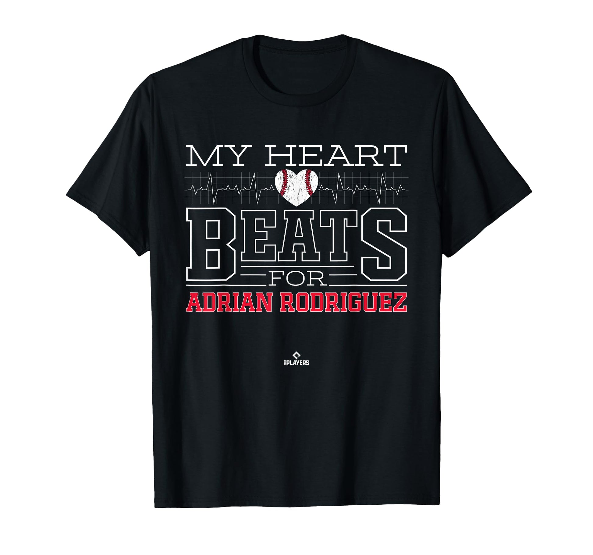 My Heart Beats Adrian Rodriguez Prospect T-Shirt - Novelty Apparel Unisex - T-Shirt, Sweatshirt, Hoodie