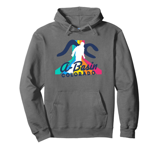 Arapahoe Snowboarder Geometric Striped Hoodie - Custom Art Print Unisex - T-Shirt, Sweatshirt, Hoodie