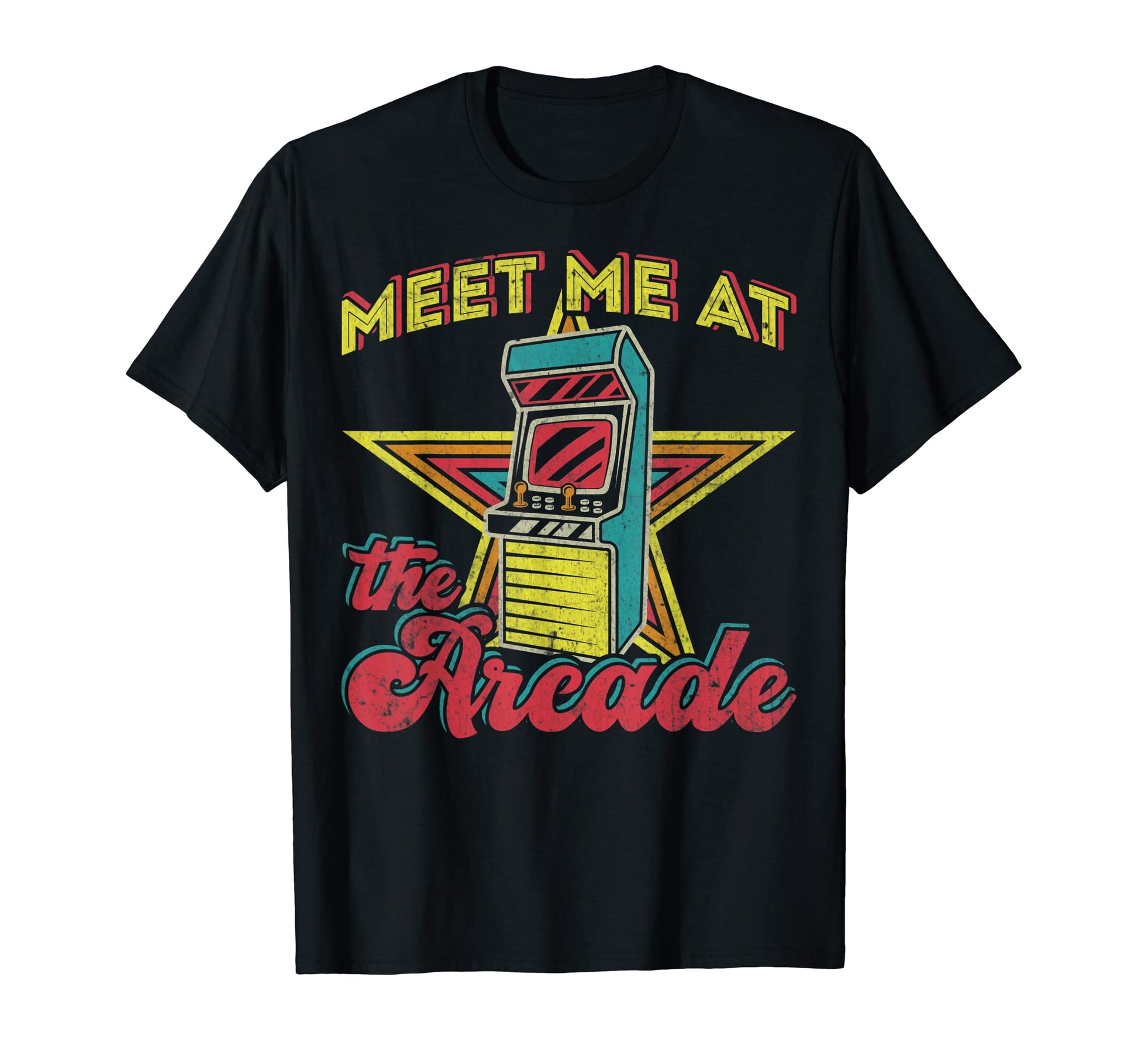 Meet Me Arcade 80S Arcade Video Game T-Shirt - Unique Graphic for Adults - T-Shirt, Sweatshirt, Hoodie