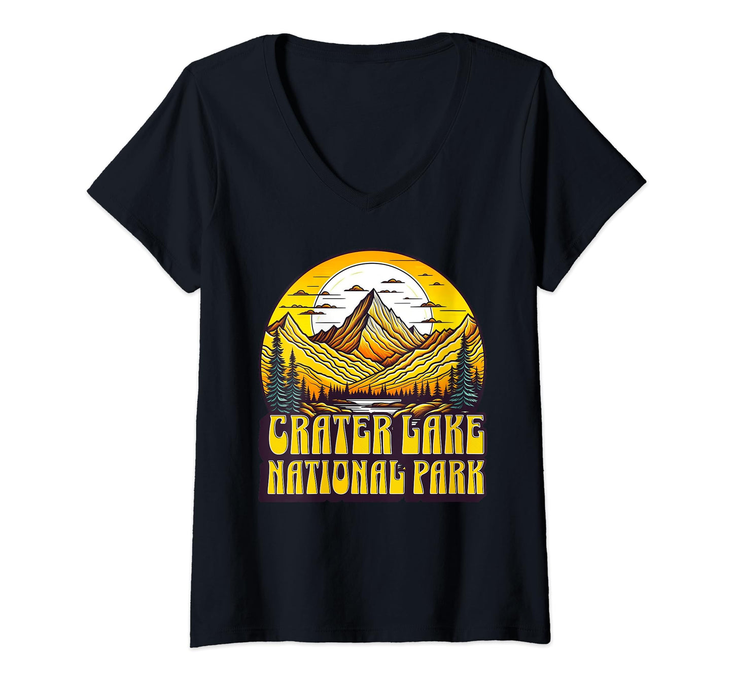 Crater Lake National Park Oregon Usa Hoodie - Novelty Apparel Men Women - T-Shirt, Sweatshirt, Hoodie