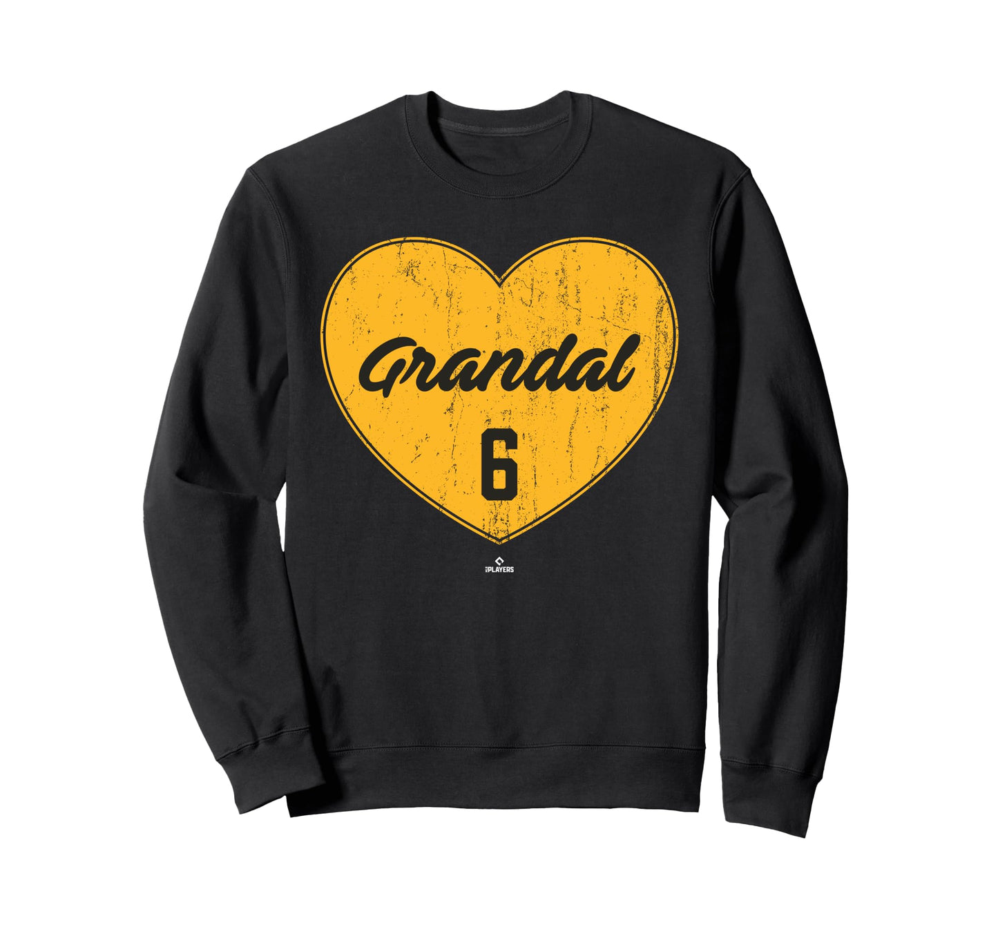 Distressed Heart Yasmani Grandal Sweatshirt - Minimalist Print for Adults - T-Shirt, Sweatshirt, Hoodie