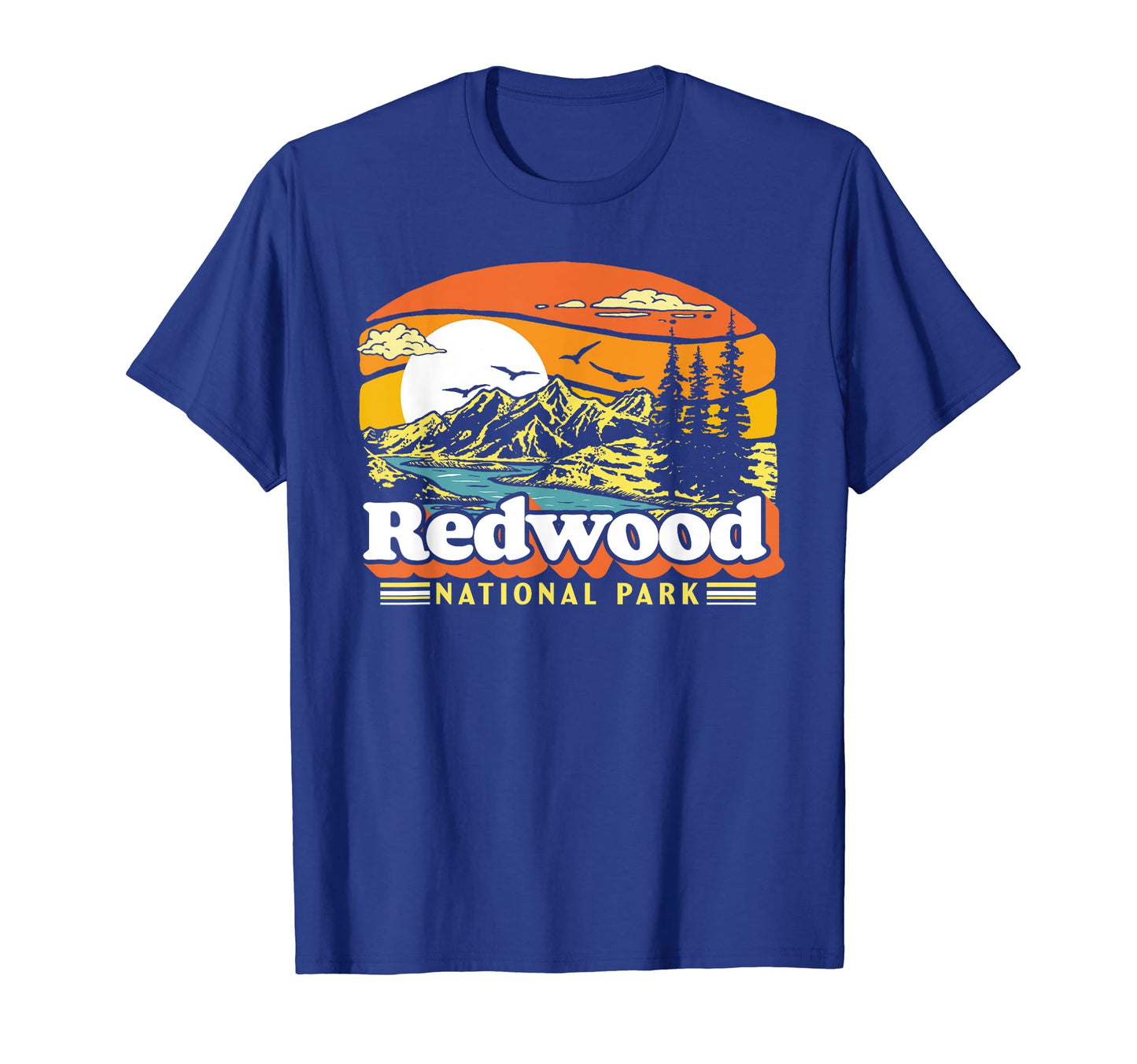 Redwood National Park 80S California T-Shirt - Novelty Apparel Unisex - T-Shirt, Sweatshirt, Hoodie
