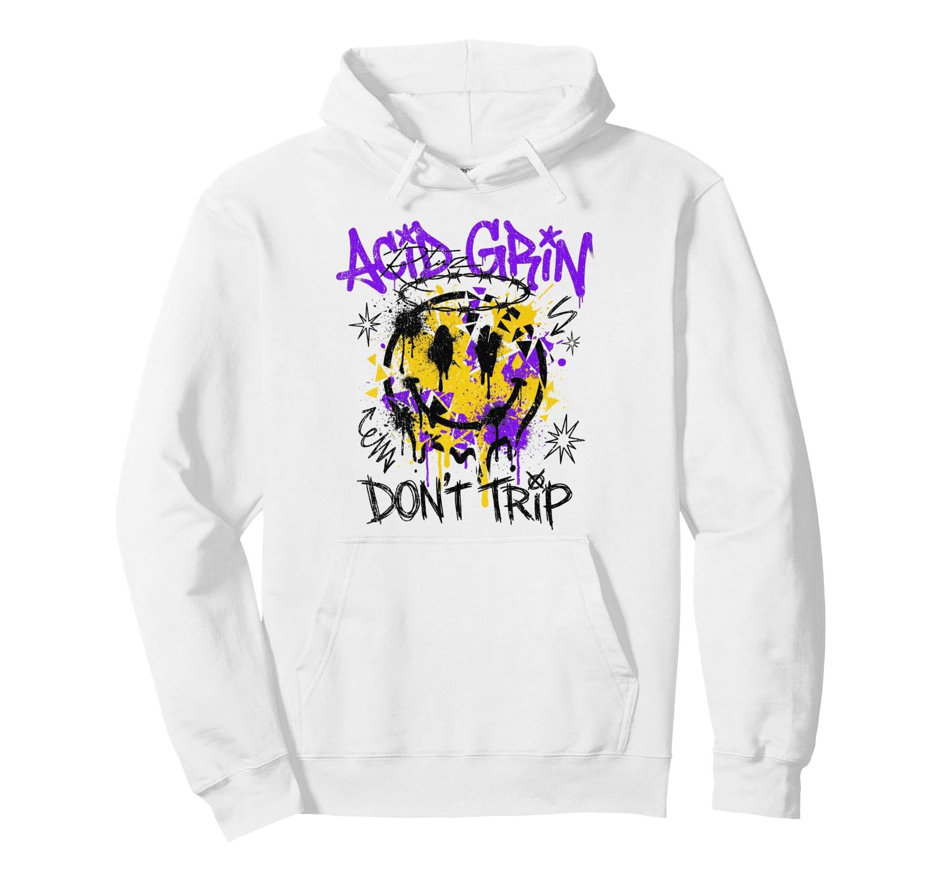 Aesthetic Streetwear Smile Hoodie - Trendy Graphic for Adults - T-Shirt, Sweatshirt, Hoodie