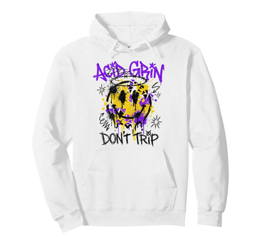 Aesthetic Streetwear Smile Hoodie - Trendy Graphic for Adults - T-Shirt, Sweatshirt, Hoodie