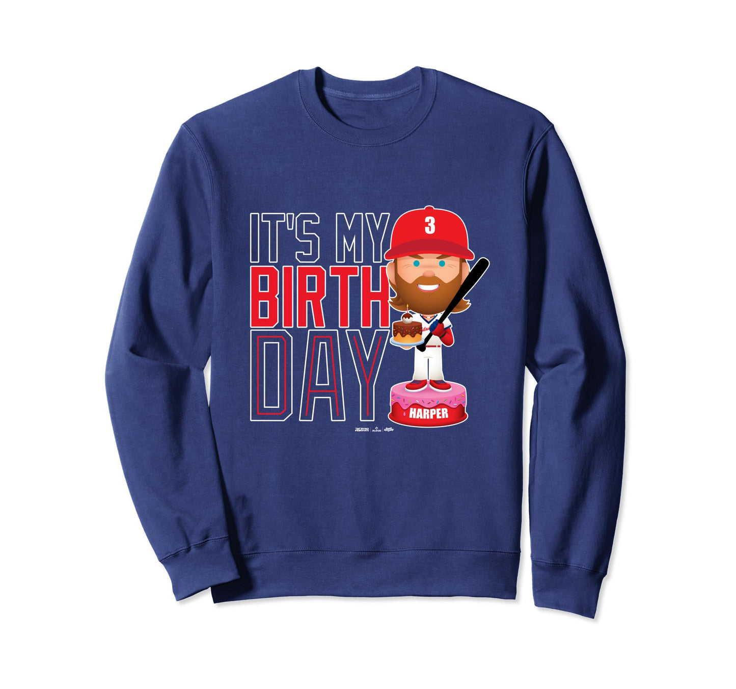 Bryce Harper Philadelphia Baseball Sweatshirt - Graphic Print Men Women - T-Shirt, Sweatshirt, Hoodie