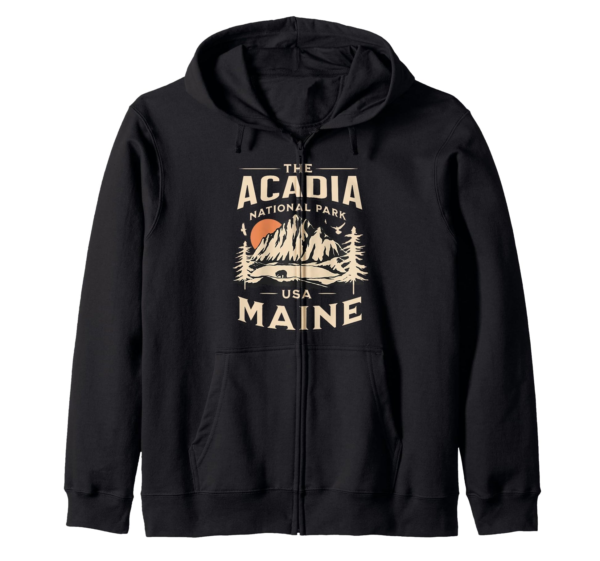 Acadia National Park Maine Usa Outdoor T-Shirt - Minimalist Print Men Women - T-Shirt, Sweatshirt, Hoodie